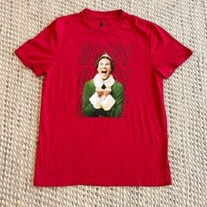 Buddy the Elf OMG Santa T-shirt large